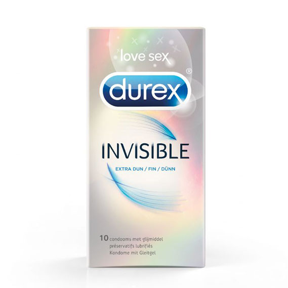Durex Invisible Extra Thin 無形輕薄安全套 10片裝
