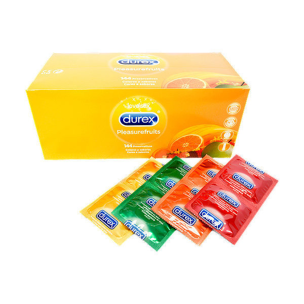 Durex Pleasurefruits 樂趣水果味安全套144片盒裝