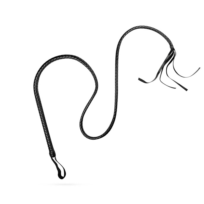 Bum Raider Whip Black 侵入者皮鞭(黑)