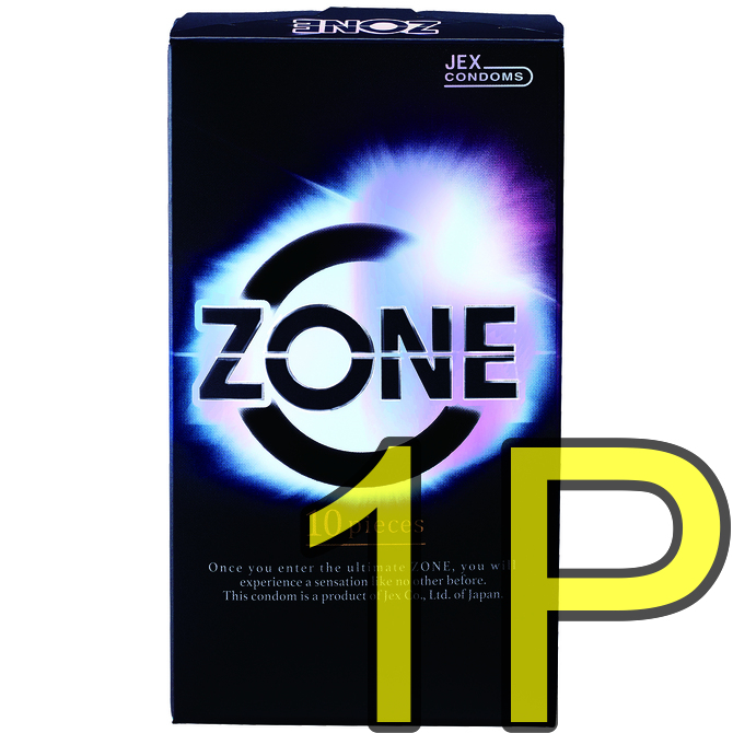 Jex Zone 順滑不易乾超薄感安全套 1片散裝