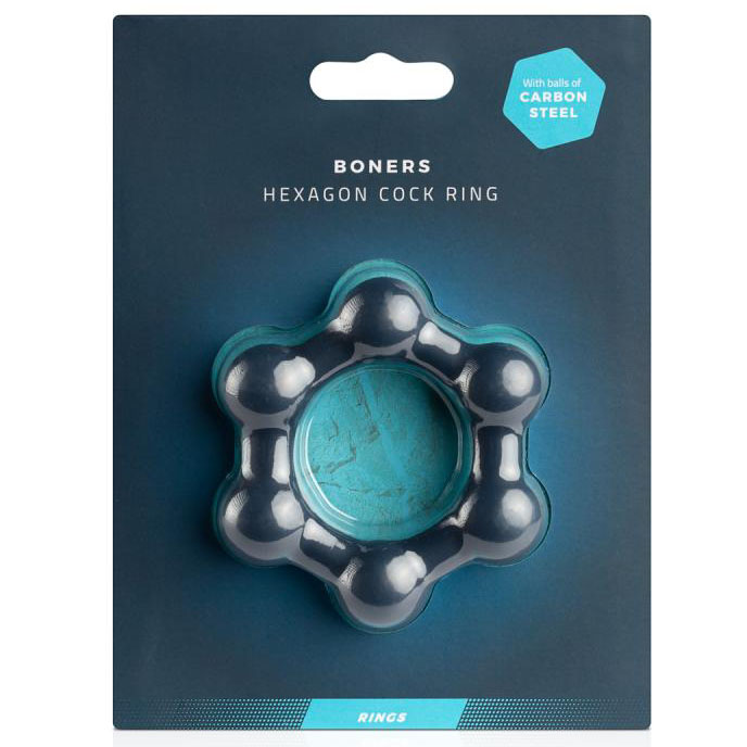 Hexagon Cockring 鋼球六角持久環