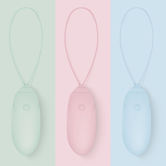 Luv Egg 充電式超強無線遙控震蛋(粉綠)