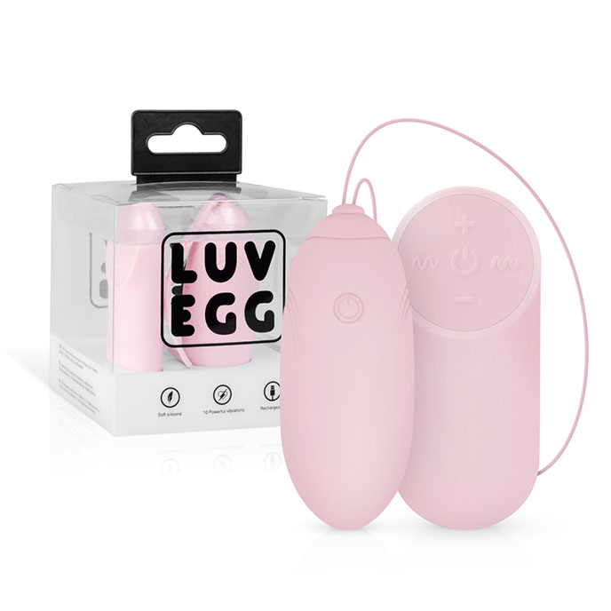 Luv Egg 充電式超強無線遙控震蛋(粉紅)