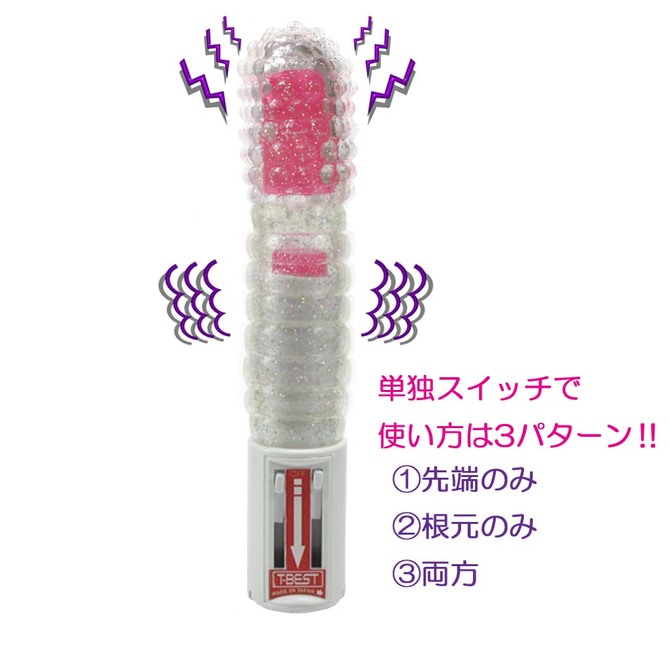 Cavibe Vibrator 女優御用凸點橫紋震棒(紅)