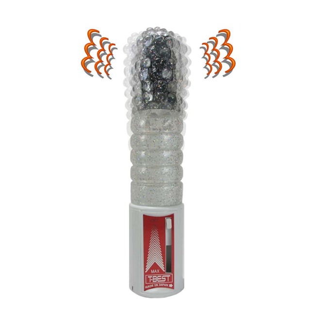 Cavibe Vibrator 女優御用凸點橫紋震棒(黑)