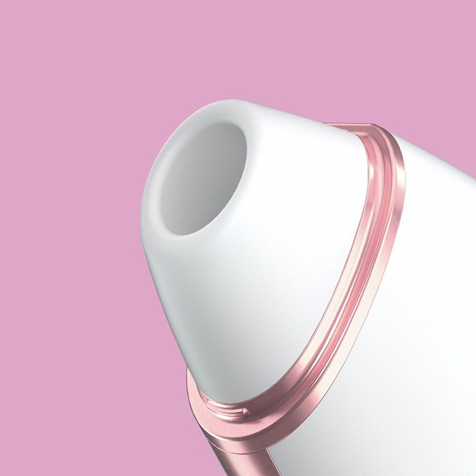 Satisfyer Love Triangle White 陰蒂震動-女性愉悅吸吮器(白)