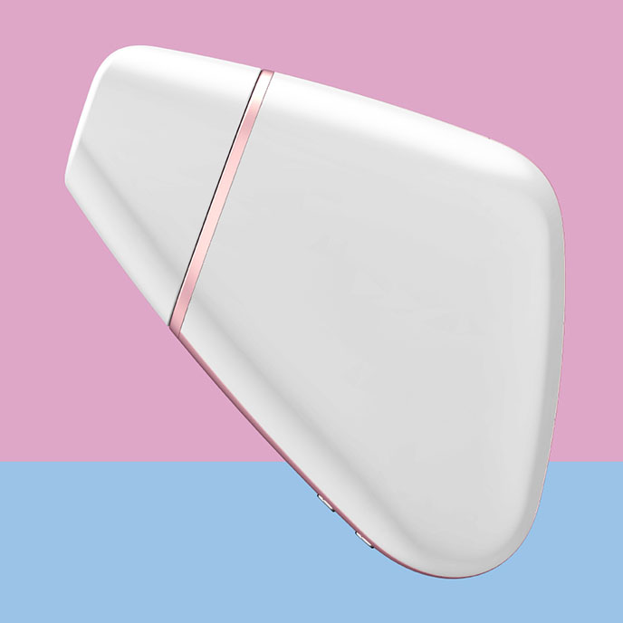 Satisfyer Love Triangle White 陰蒂震動-女性愉悅吸吮器(白)