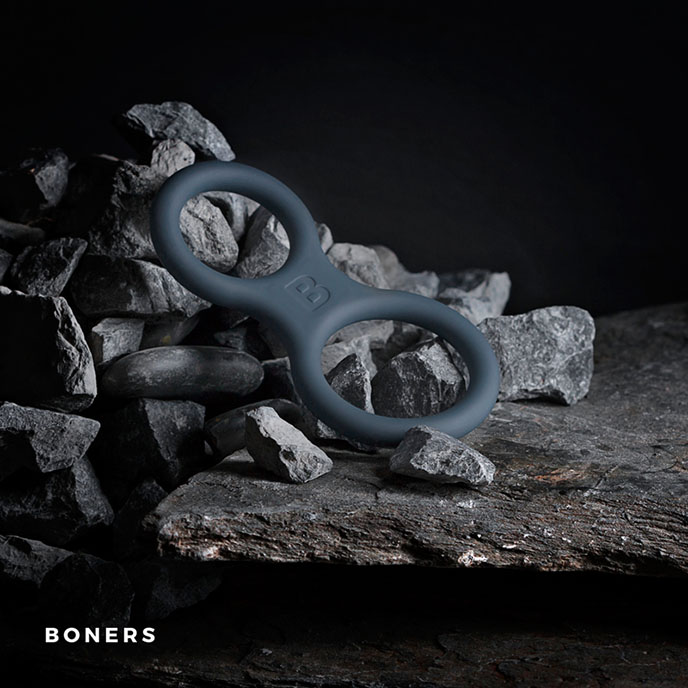 Boners Cock Ring And Ball Stretcher 玉袋持久環