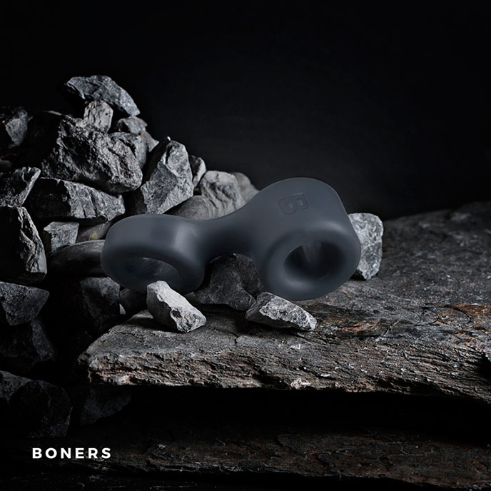 Boners Cock Ring And Ball Stretcher 玉袋加厚持久環