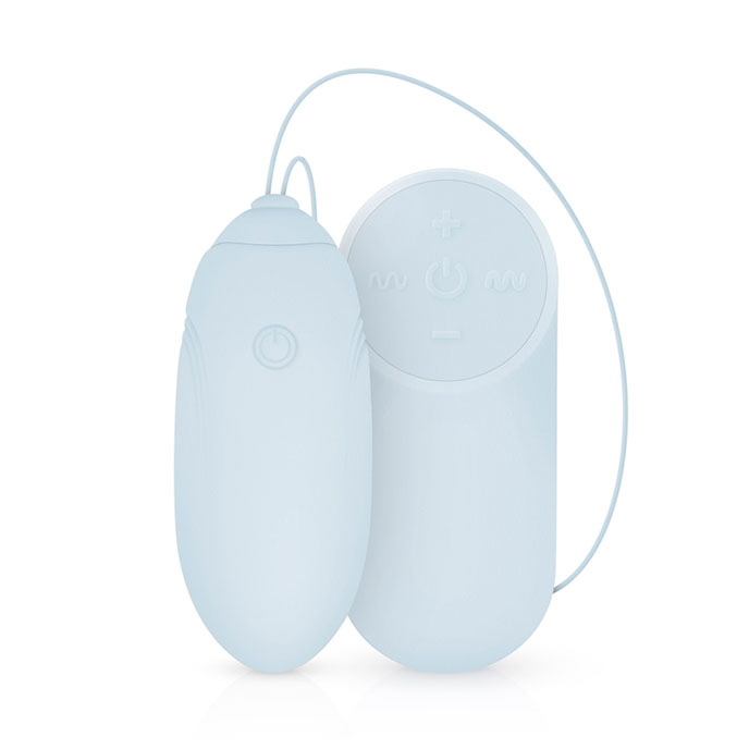 Luv Egg 充電式超強無線遙控震蛋(粉藍)
