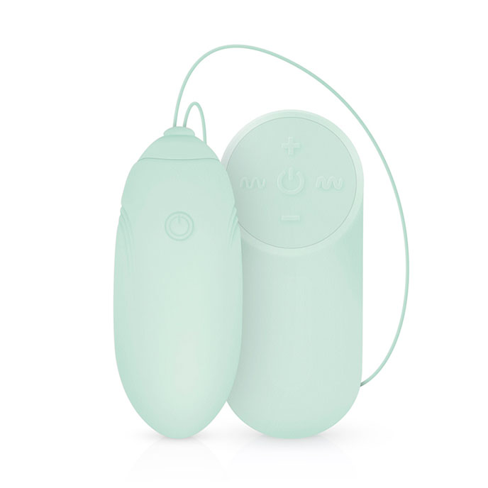 Luv Egg 充電式超強無線遙控震蛋(粉綠)