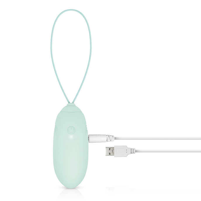 Luv Egg 充電式超強無線遙控震蛋(粉綠)