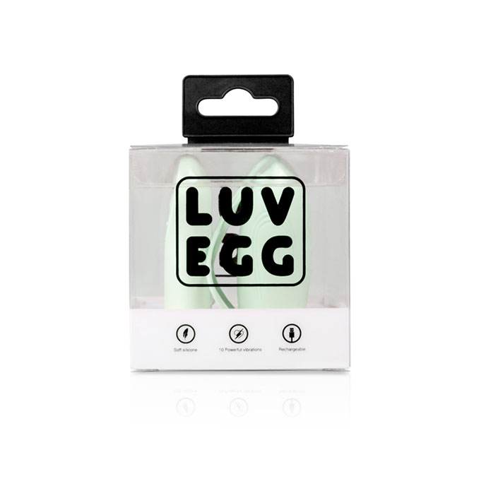 Luv Egg 充電式超強無線遙控震蛋(粉綠)