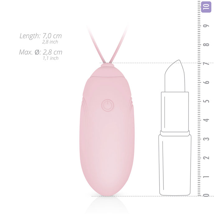 Luv Egg 充電式超強無線遙控震蛋(粉紅)
