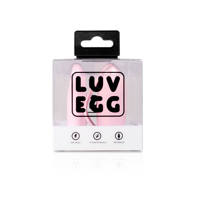 Luv Egg 充電式超強無線遙控震蛋(粉紅)